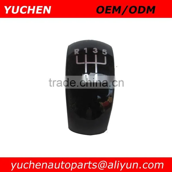 YUCHEN Car Shift Gear Knob Black/ Silver Cover Caps For Skoda Octavia II A5 MK2 2004-2010 Car Spare Parts