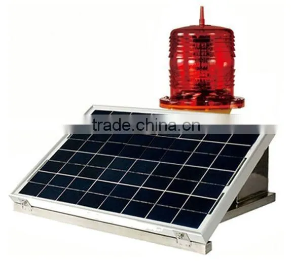 Solar Powered Aviation Obstruction LED Light