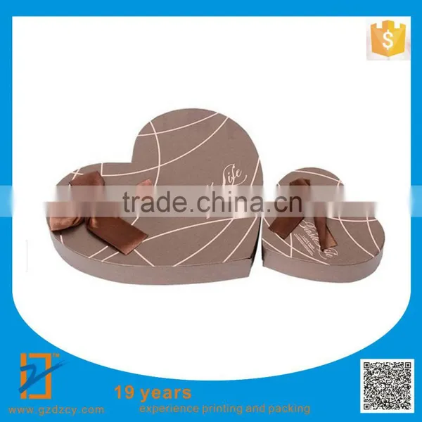 5pcs Mixed Colors Small Size 14*15*4cm Valentine Heart Chocolate Box Candy Box Gift Box Packaging Carton Box, Free Shipping photo-2
