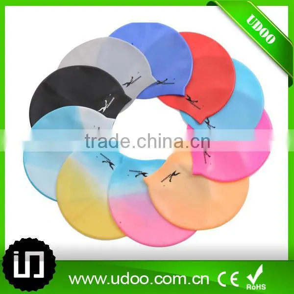 Most Popular Waterproof Adult 100% Silicone Swim Cap photo-3