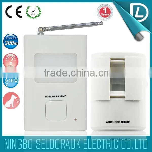 Seldorauk Over 15years Experience Factory Hotel Room Smart Doorbell Sensor Door Bell Alarm Bell photo-2