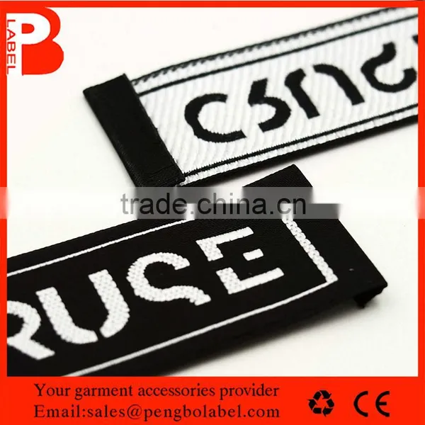 Laser Cut High Definition Polyester Woven Labels for Coat Made in China photo-2
