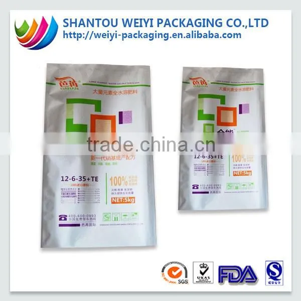 Aluminum Laminated Foil Flat Bottom Pouch for Fertilizer Bag photo-2