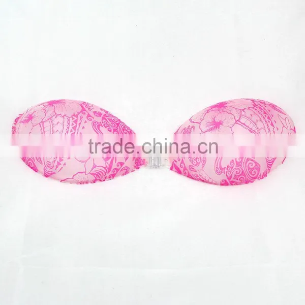 Ideal Fashions Silicone Cute and Beauty Lace Girl Nude Invisible Silicone Bras Invisible Bras Wedding Bra