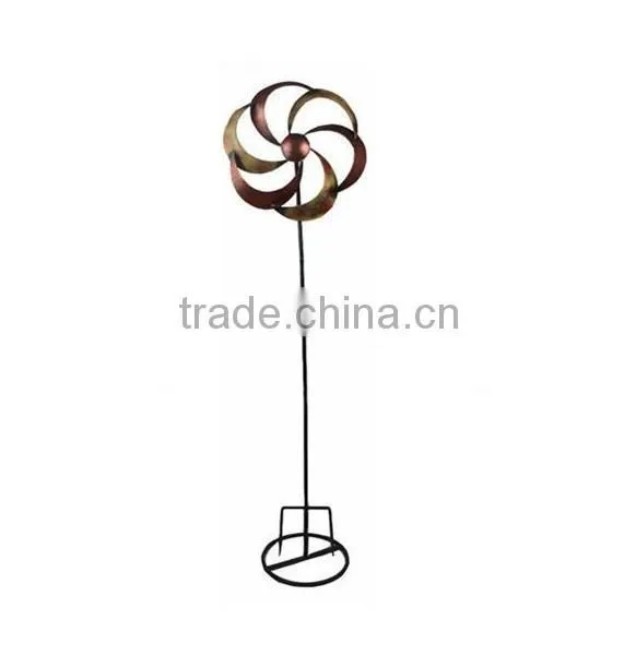 Windmill Stakes Metal Garden Stake Decoration Ornament