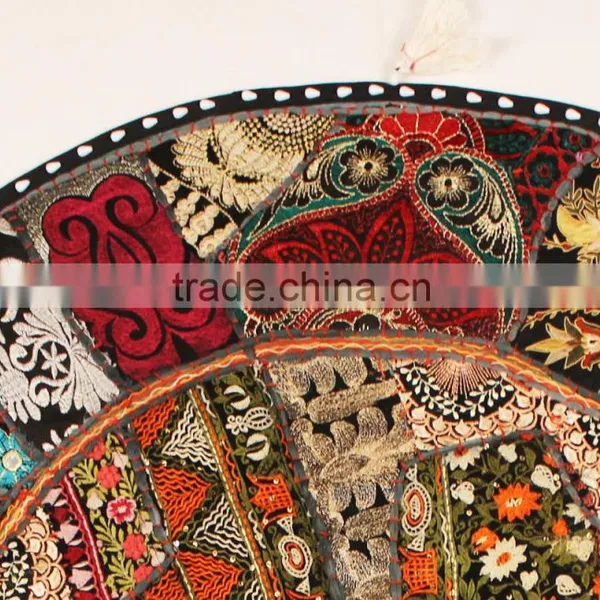 Order in Bulk and Get Best Quotes for Indian Round Decorative Floor Pillows photo-5
