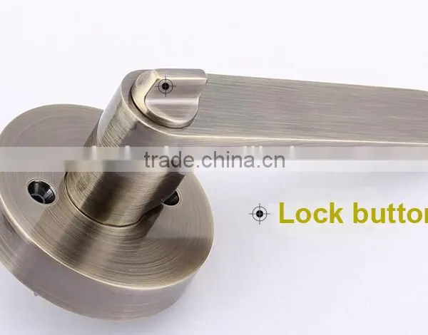 2016 New Tubular Zinc Alloy Lever Lock Door Lever Lock Lever Door Handle Interior Door Latch Types photo-5