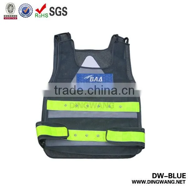 Reflective Fluorescent Safety Vest Blue photo-2