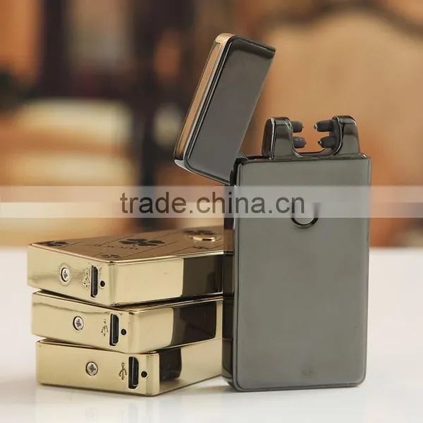 Flameless Electric Double Arc Lighter USB Rechargeable wholesale                        
                                                Quality Choice