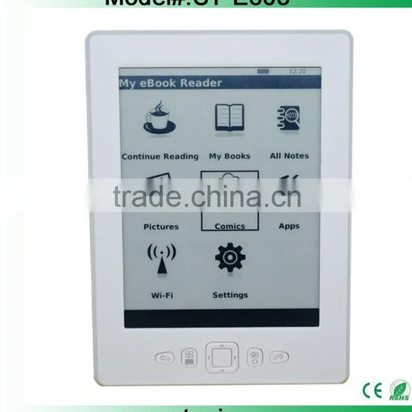 cheap e ink reader 6inch with wifi