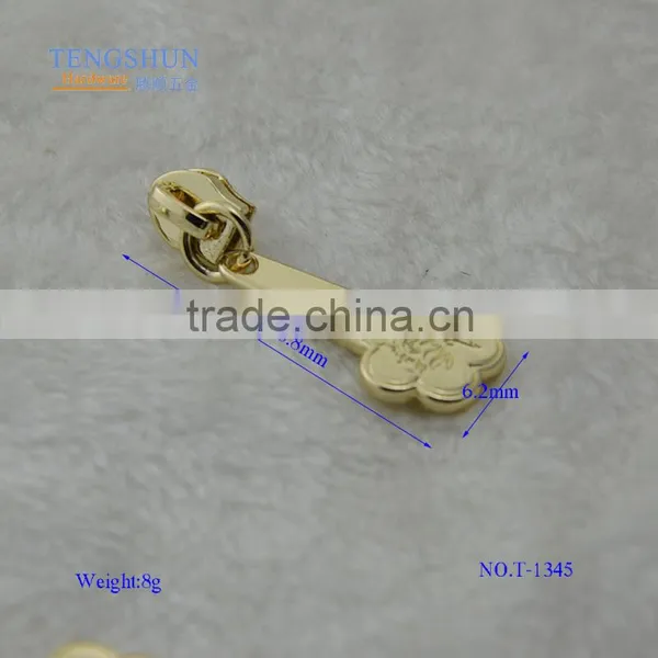 OEm Zinc Alloy Zipper Puller for Purse High Quanlity Metel Bag Parts Wholesale