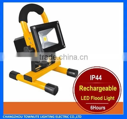 Portable Rechargeable Emergency Led Flood Light 10w and Led Work Light