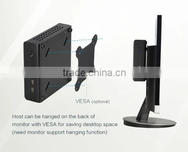 X86 Win 7 Nano J1900 12V Industrial Fanless Mini pc photo-3
