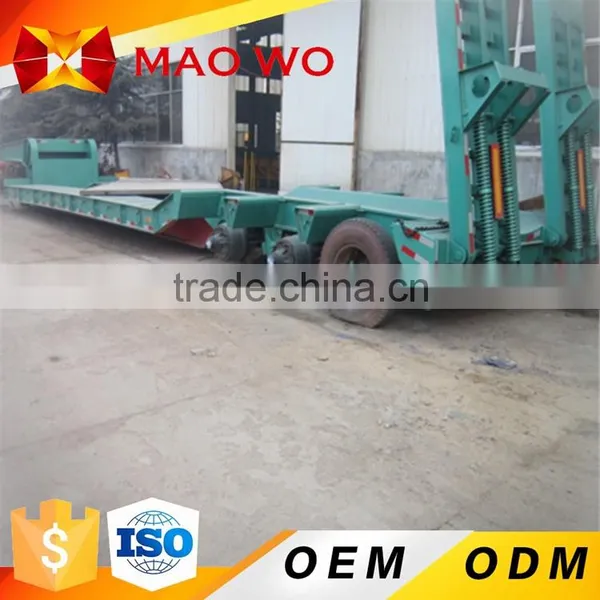 China Manufacturer Tri-axle Air Suspension Drop Deck Low Bed Semi Trailer Quality Choice photo-4