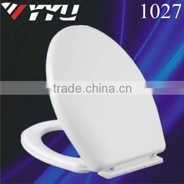 1027 Elongated Molded PP Toilet Seat With Easy Clean and Change Hinges photo-3