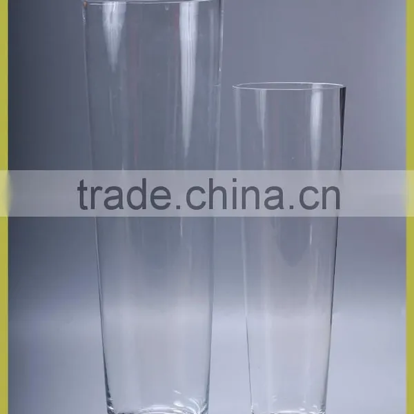 Tall Glass Vases Set of 2