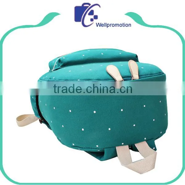 Customized Design Canvas School Backpack Bag for Students photo-4