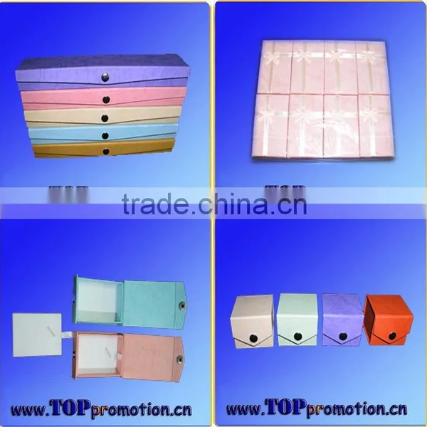 Cardboard Cotton Filled Jewelry Gift Boxes Packaging photo-2