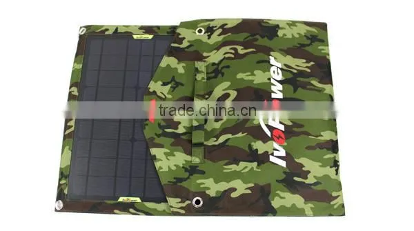Outdoor 5V 12V 18V Flexible Foldable Portable Solar Charger photo-4