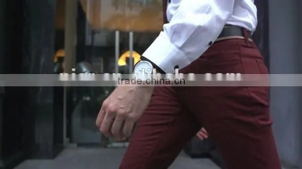 Multi-straps Classic Style Noble and Elegant Android Bluetooth Smart Watch With Italian Calfskin Leather Strap photo-4