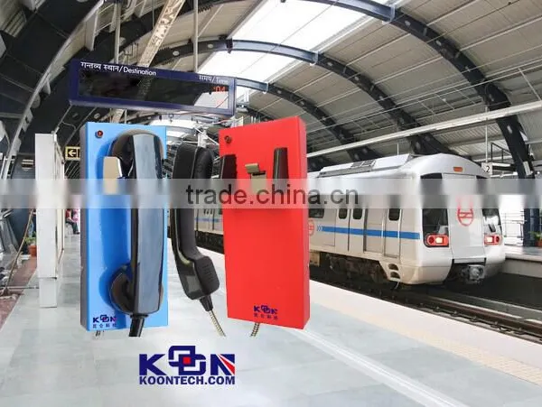 Campus Emergency Sos System Phone KNZD-14 Auto Dial NO Buttons Emergency Telephone Public Phone photo-2