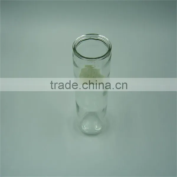 322ml Traditional Style Clear Straight Side Cylinder Glass Vase photo-3