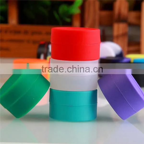 Non-Stick Stackable Silicone Concentrate Container Dabs Wax Bho,Rasta Silicone Jars Container, Silicone Container Jars Dab photo-4