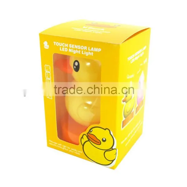 LED Touch Sensor Night Lamp Duck Touch Desk Night Light photo-3