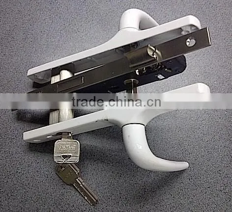 PVC Door Handle Lock PVC Door Lock Mortise Door Lock With Cylinder for PVC Door90210302 Door Lock With Handle Door Lock With Key photo-2
