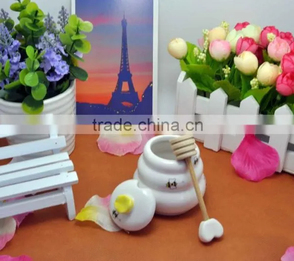 Meant to Bee Ceramic Honey Pot Cute Wedding Favors photo-4