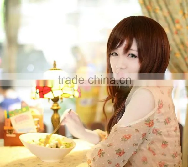 2015 High Quality Fiber Synthetic Colorful Fashion Wig photo-3