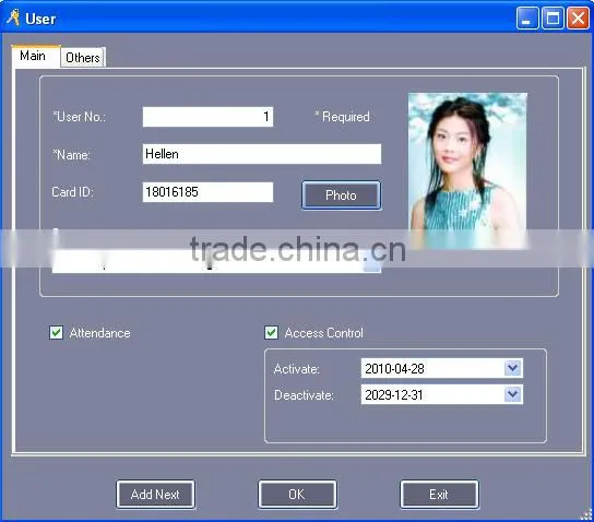 TCP/IP 1/2/4 Door Access Controller , 4 Doors Access Controller photo-5