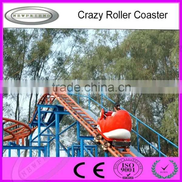Outdoor Amusement Ride Roller Coaster Crazy Mouse Train for Kids and Adults photo-5