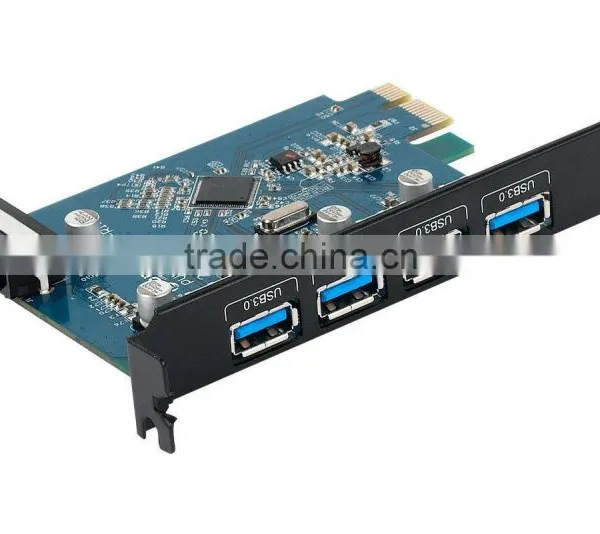 4ports USB3.0 Express Card, PCI-E Express Card,4 Port Usb Express Card photo-2