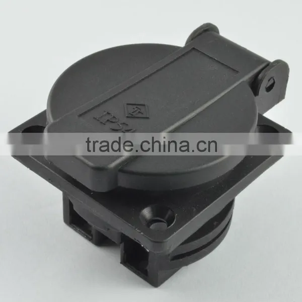 European French waterproof power socket with child protection,outdoor waterproof socket