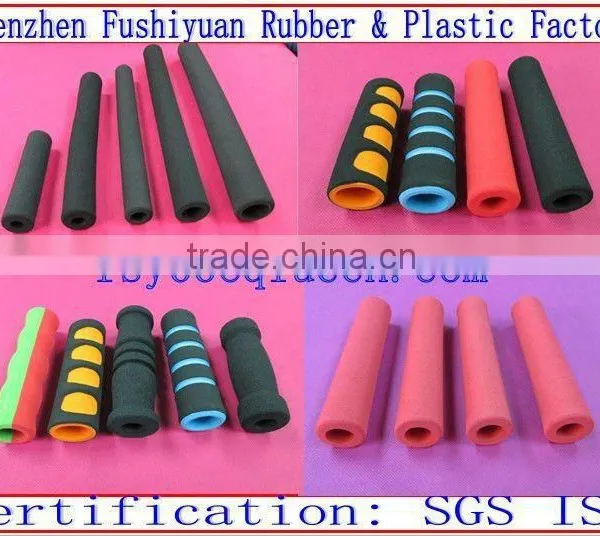 Rubber Foam Handle Grip Push up Handle Bars, Foam Exercise Push up Bar Treadmill Handle Foam Grip