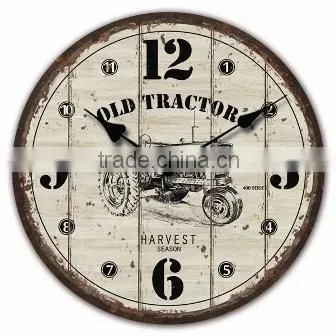 14 Inch MDF Garden Decorative Clock