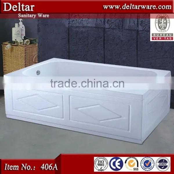 Foshan Sanitary Fiber Bathtub Manfacturer,type of Size Soaking Bath Tub photo-2