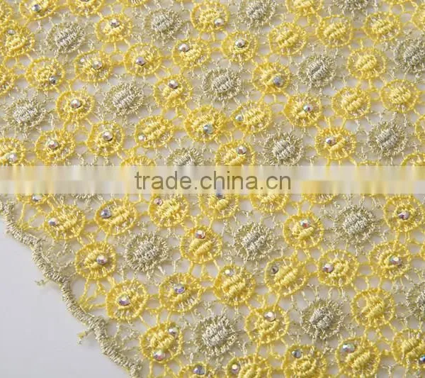 Professional Cotton Polyester Eyelet Embroidery Lace Fabric French Wedding Dress Lace African Net Lace Fabrics Chemical Lace photo-5