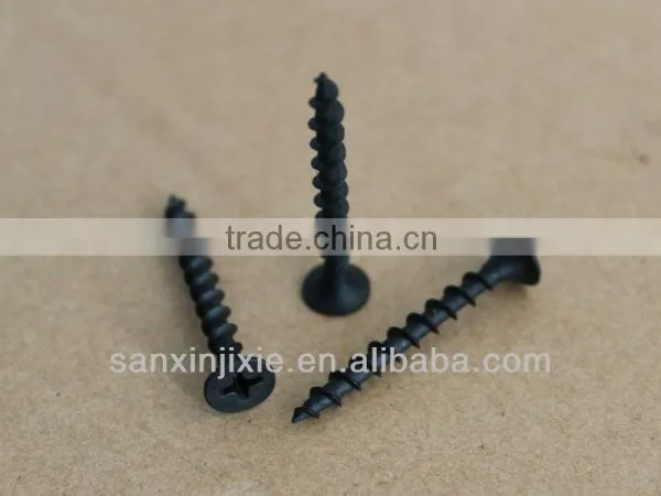 Countersunk Philips Bugel Head Black Phosphate Drywall Screws photo-3