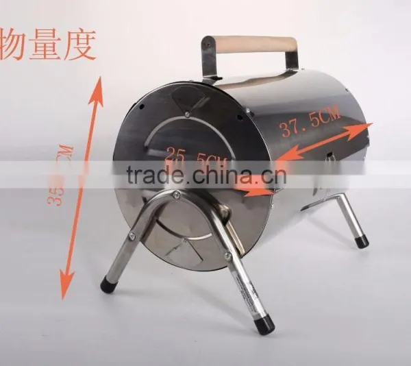Small Size Barrel Grill Outdoor Portable Charcoal Bbq Grill photo-2