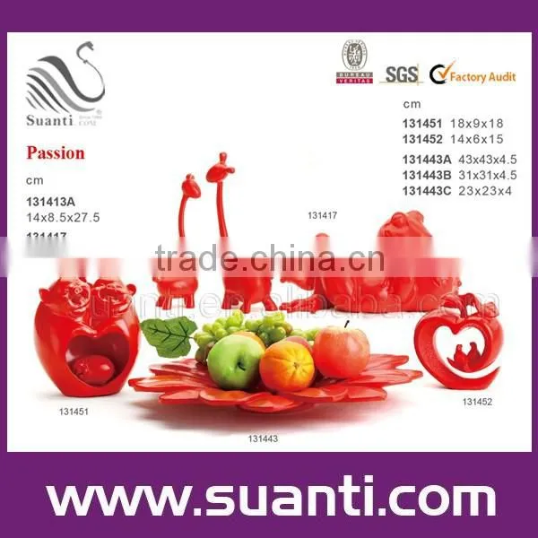 Unique Wedding Souvenirs Red Fruit Plate