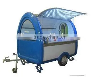 2015 Newest Design Hot Dog Cart With Trailer Electric Cart Food Truck photo-6