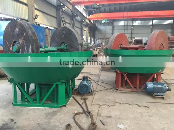 Gold Ore Wet Edge Pan Mill, Low Price Gold Processing Line Made in China photo-2