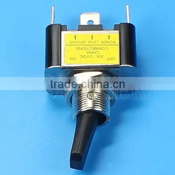 ASW-07D-2 SPST 3P 30A 12VDC With LAMP Automotive Toggle Switch photo-3