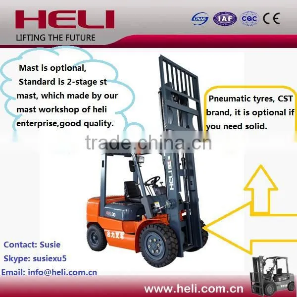 China Top1 Forklift Manufacturer Heli Diesel Forklift 3 Tons photo-5