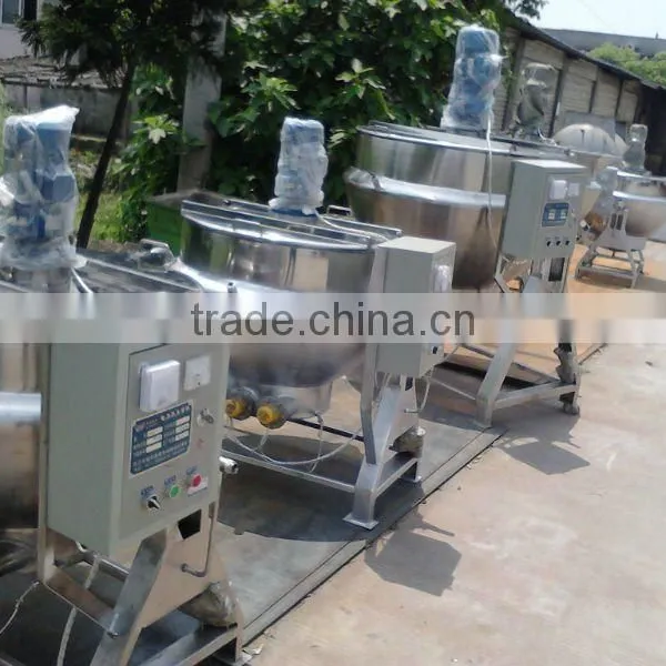 250L Electric Heating Oil Jacketed Cooking Kettle Oil Heating Haceted Kettle photo-2