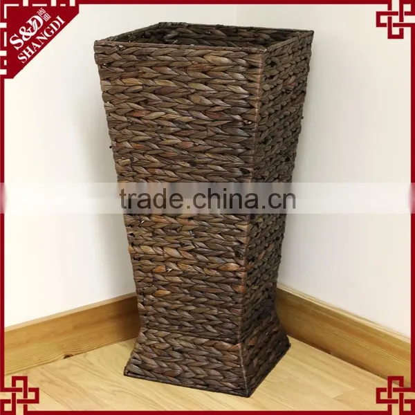 Natural Water Hyacinth Woven Indoor Display Used Umbrella Stand photo-2