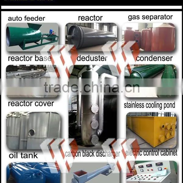 DAYI NEW Design Continous System Cheap Price Plastic Oil TO Get Diesel by Distillate Equipment photo-4