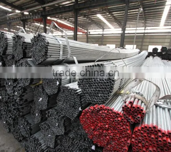 BS 1387-Hot Dipped Galvanized Steel Pipe -Threaded, Coulping, PVC Cap photo-3